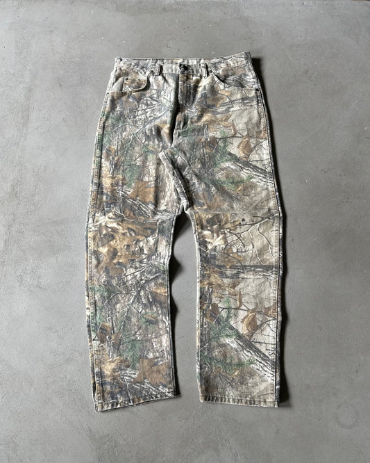 1990s - Camo Wrangler Jeans - 34x31