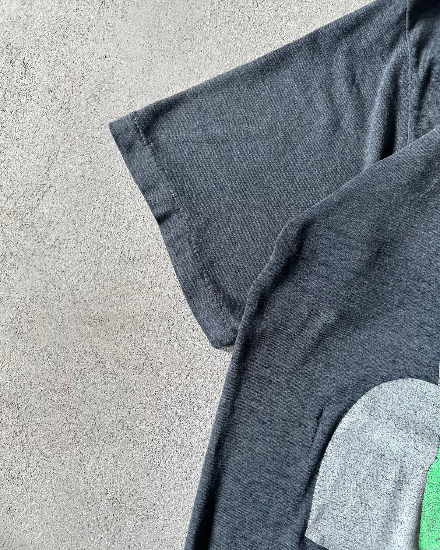 1980s - Distressed Black Boilermaker T-Shirt - M/L