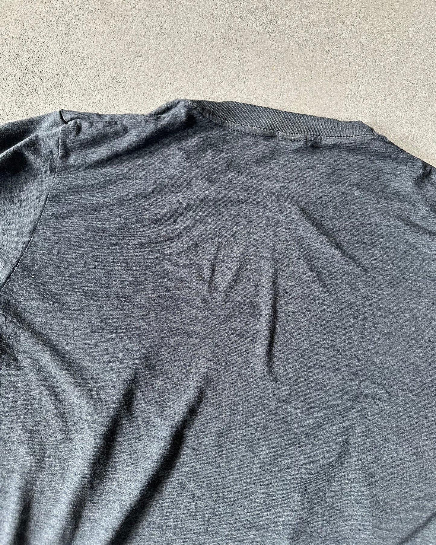 1980s - Distressed Black Boilermaker T-Shirt - M/L