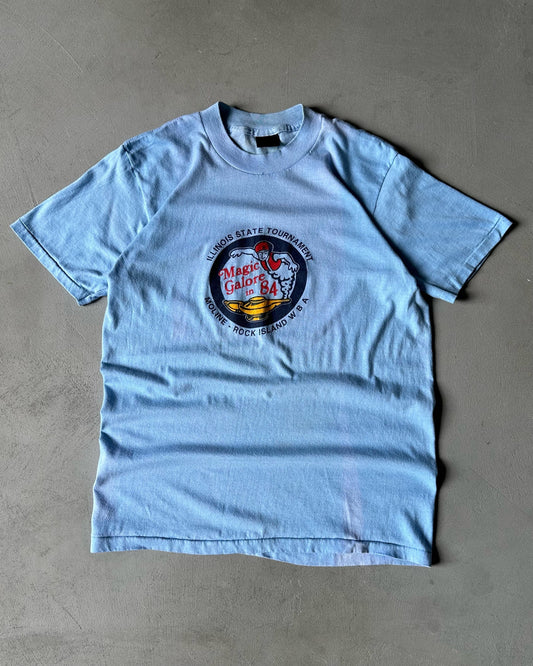 1980s - Faded Blue Magic Galore T-Shirt - M