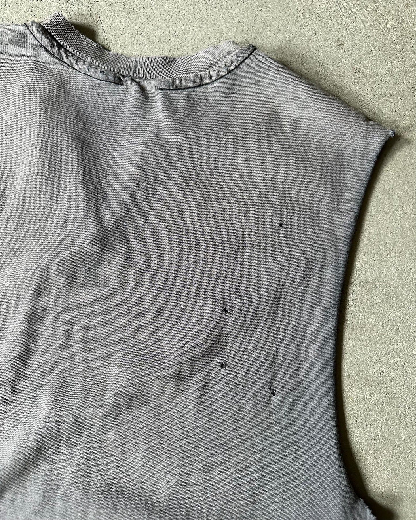 1990s - Distressed Greenpeace Cut Off Tank Top - L
