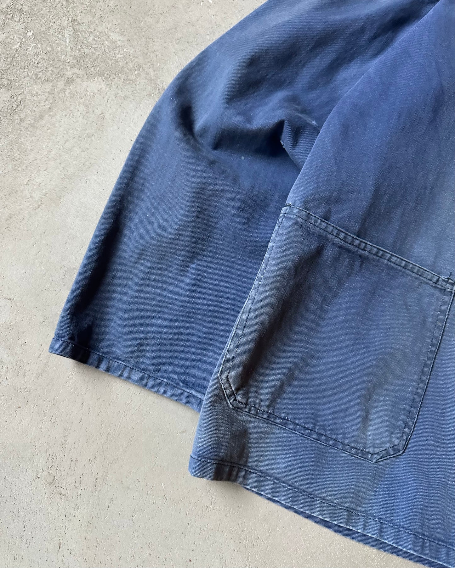 1980s - Distressed Blue Euro Chore - M