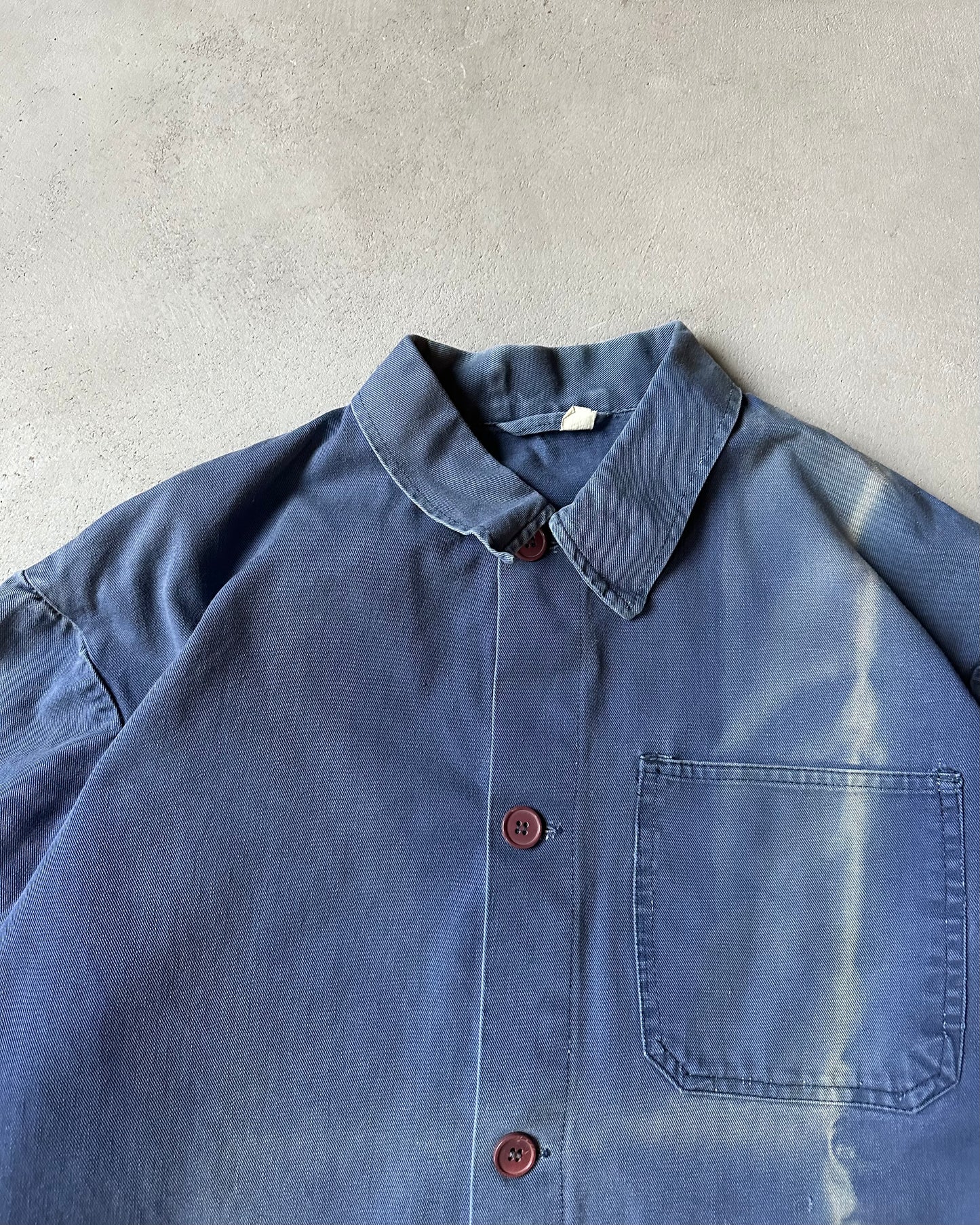 1980s - Distressed Blue Euro Chore - M
