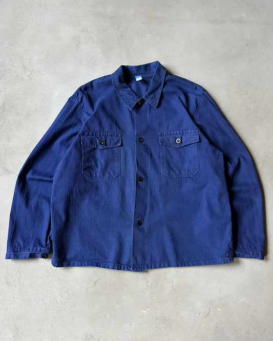 1980s - Blue Euro HBT Chore - L