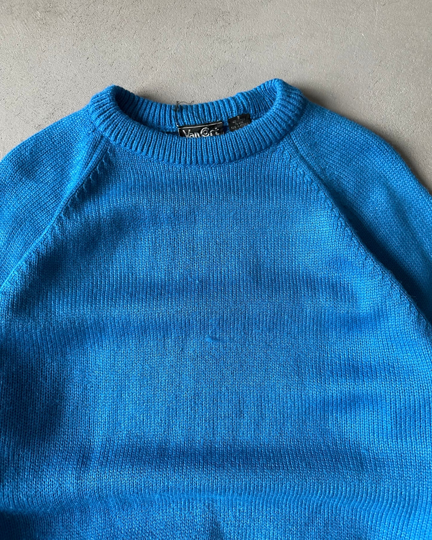 1980s - Blue Sweater - S