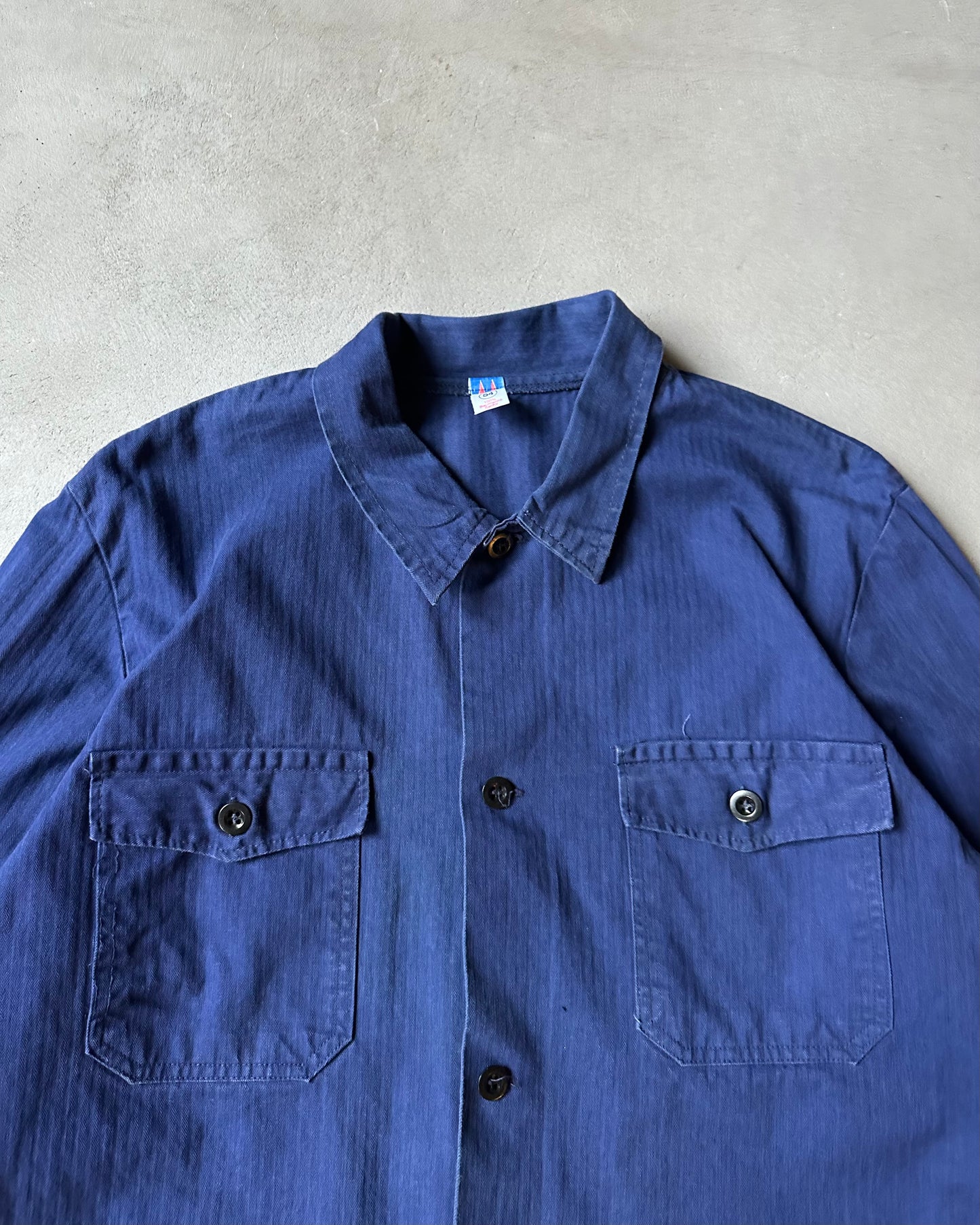 1980s - Blue Euro HBT Chore - L
