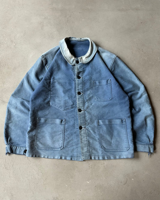 1950s - Distressed Blue Beaufort French Chore - M/L