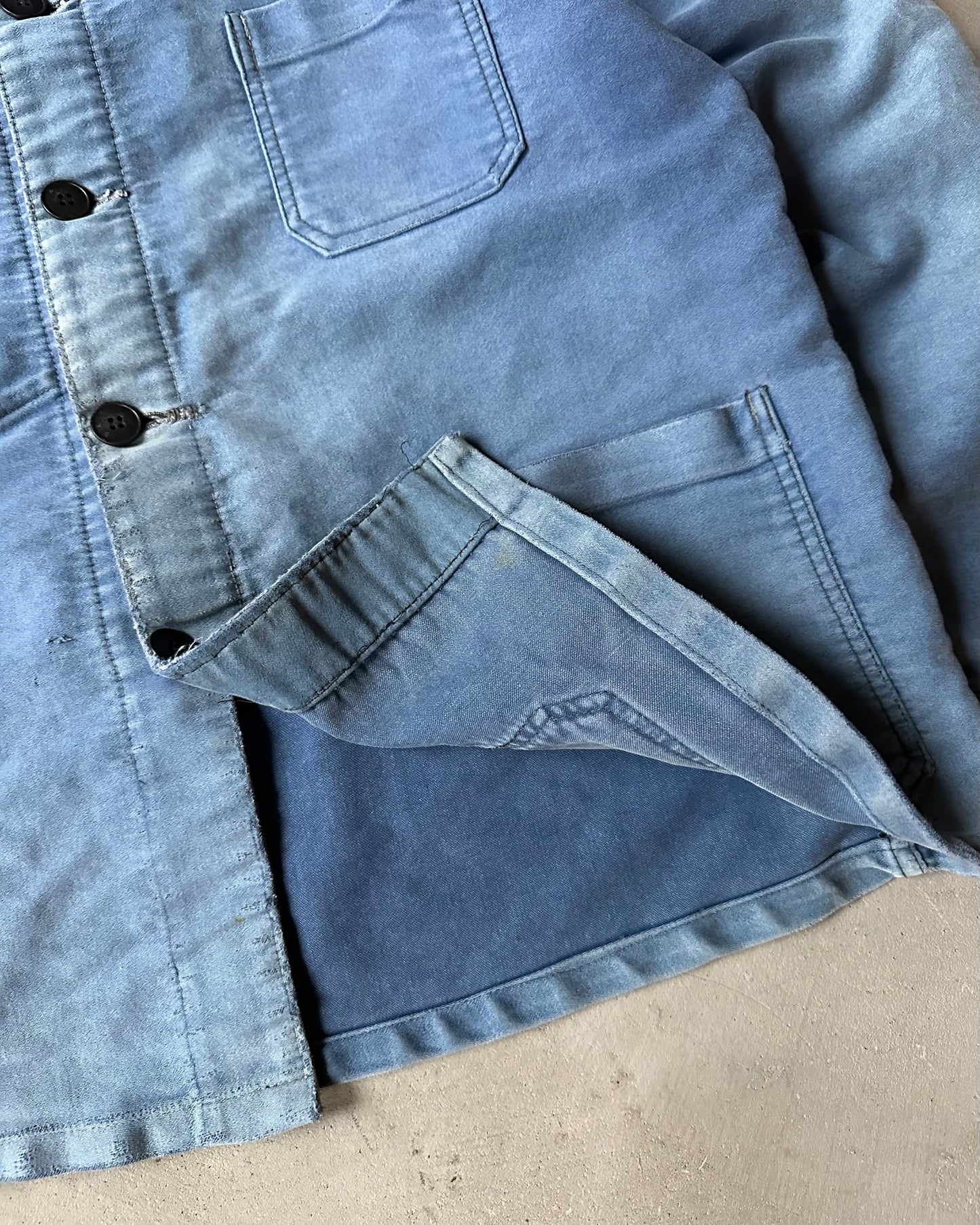 1950s - Distressed Blue Beaufort French Chore - M/L