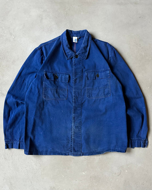 1960s - Blue Euro HBT Chore - L