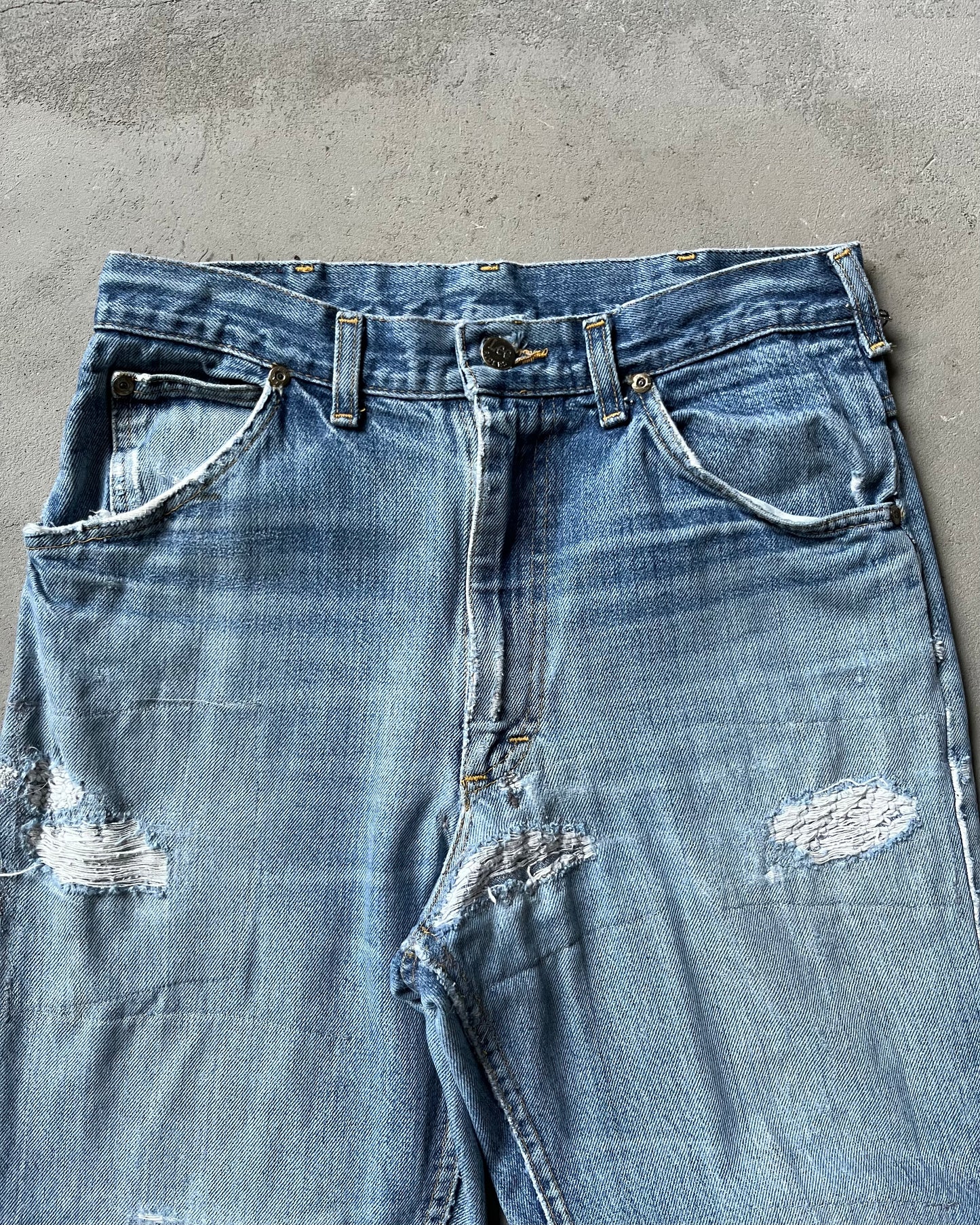 1980s - Patchwork LEE Riders Jeans - 29x34