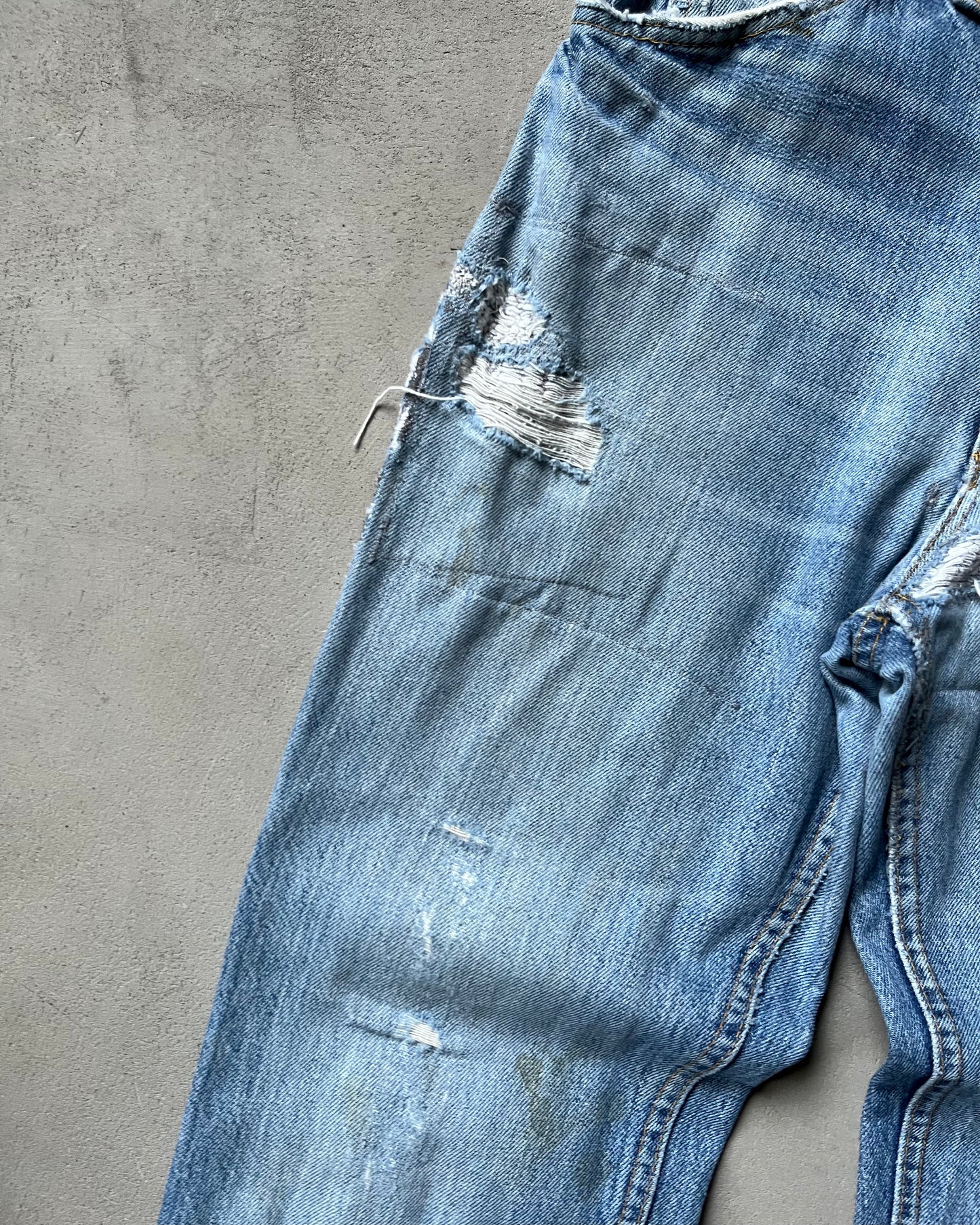 1980s - Patchwork LEE Riders Jeans - 29x34