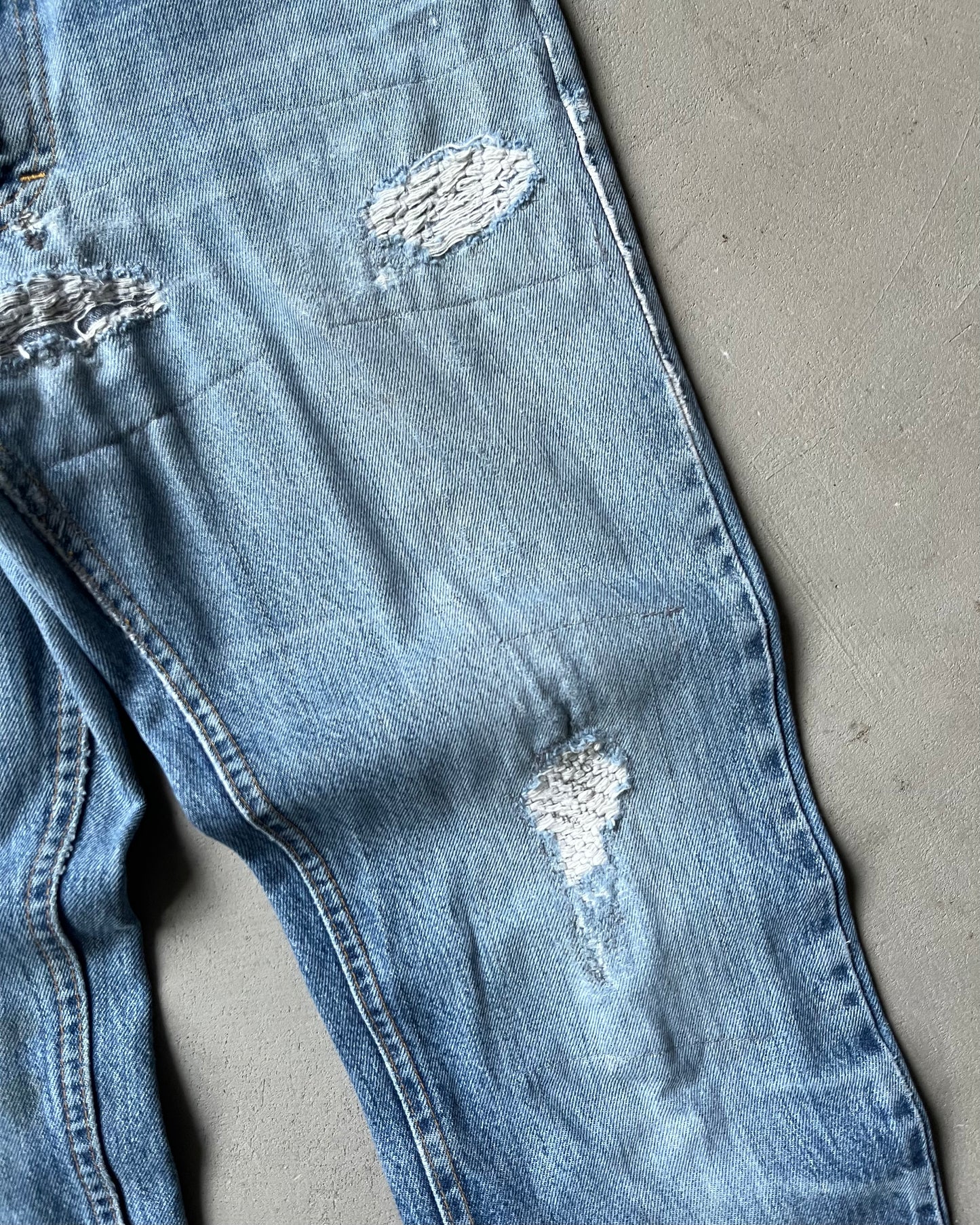 1980s - Patchwork LEE Riders Jeans - 29x34