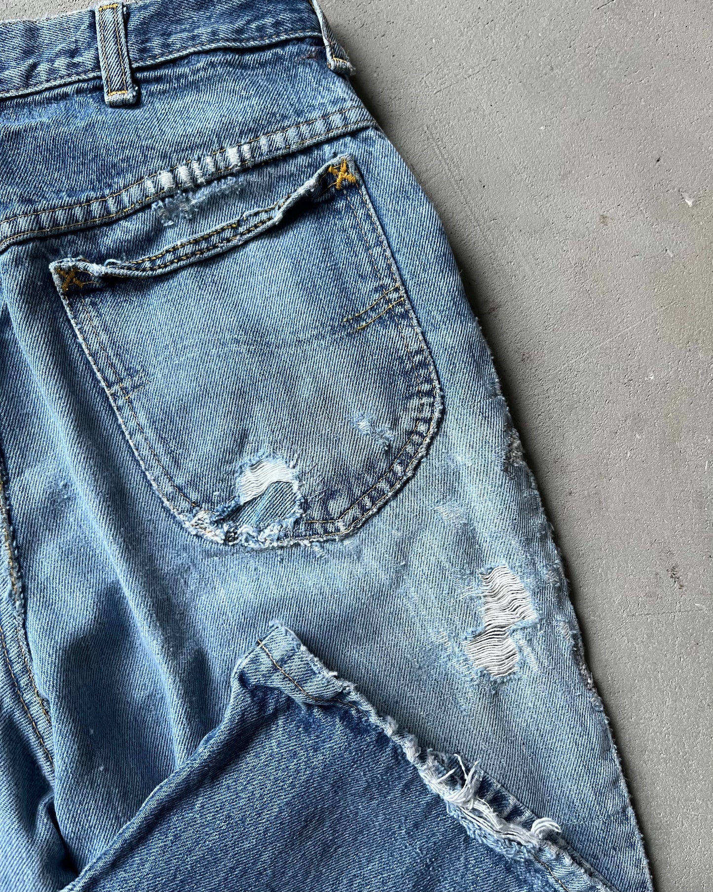 1980s - Patchwork LEE Riders Jeans - 29x34