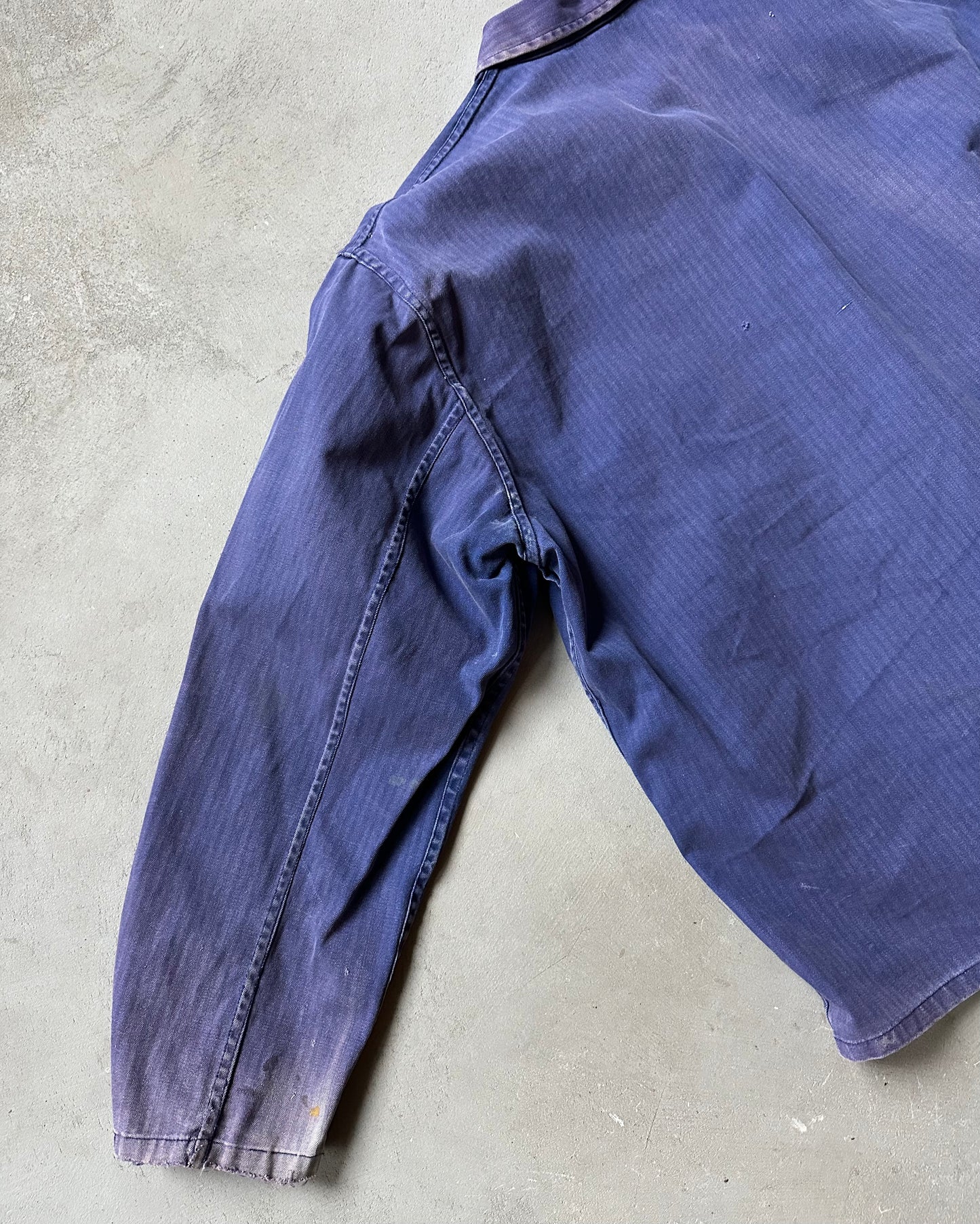 1980s - Distressed Purple Euro HBT Chore - XL
