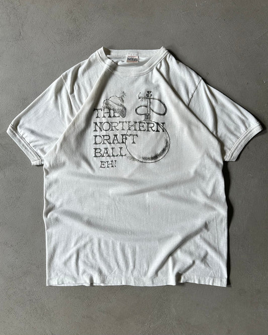 1980s - White Northern Draft Ball T-Shirt - M