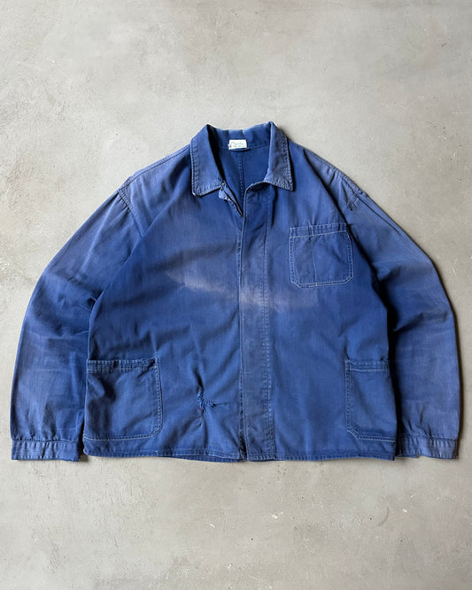 1970s - Distressed Blue Vietnamese Chore - M