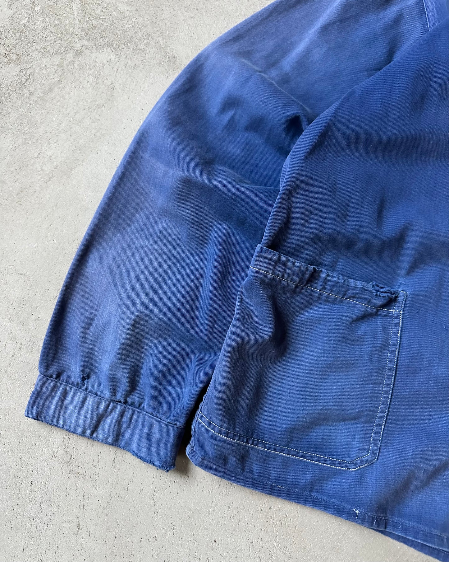 1970s - Distressed Blue Vietnamese Chore - M