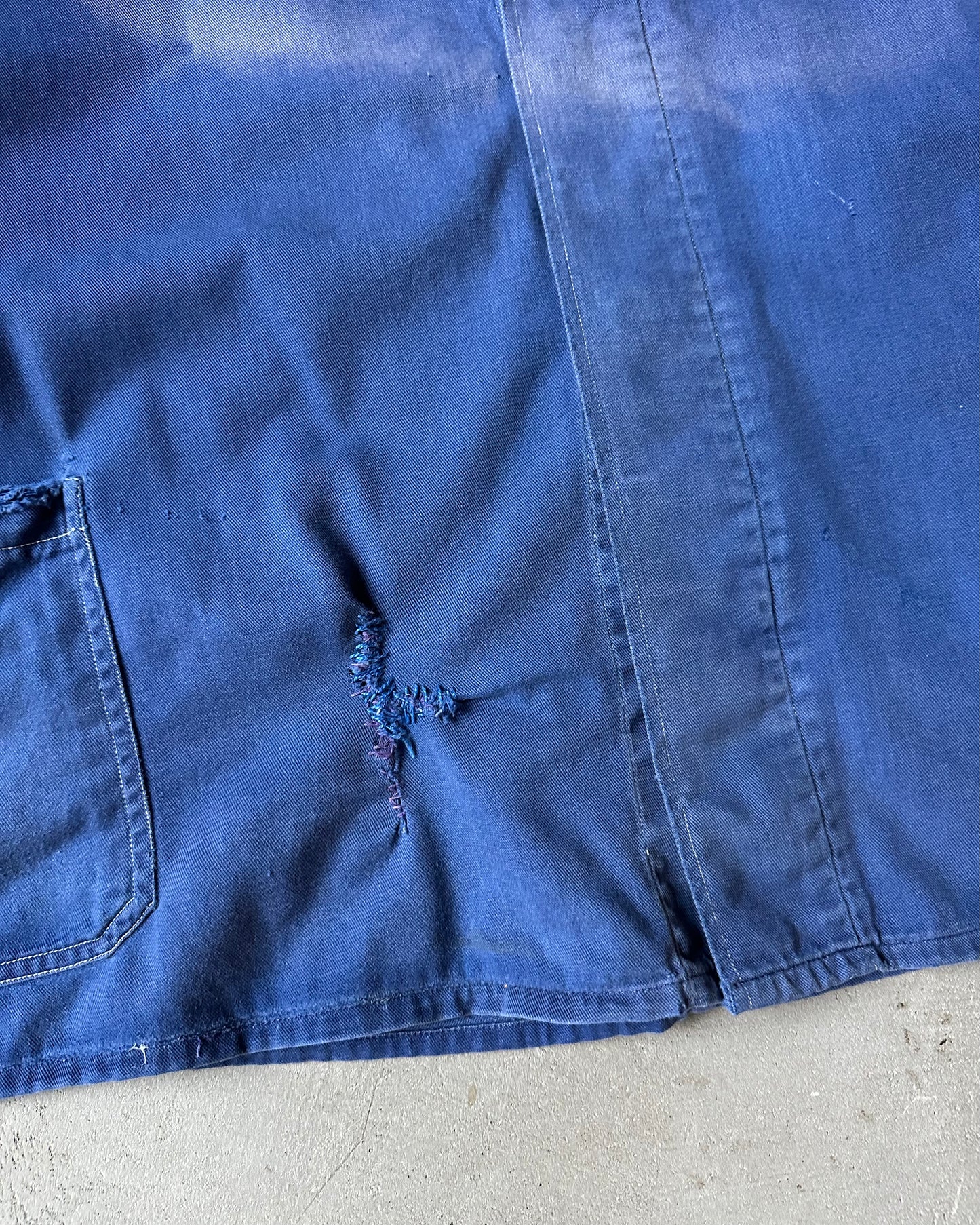 1970s - Distressed Blue Vietnamese Chore - M