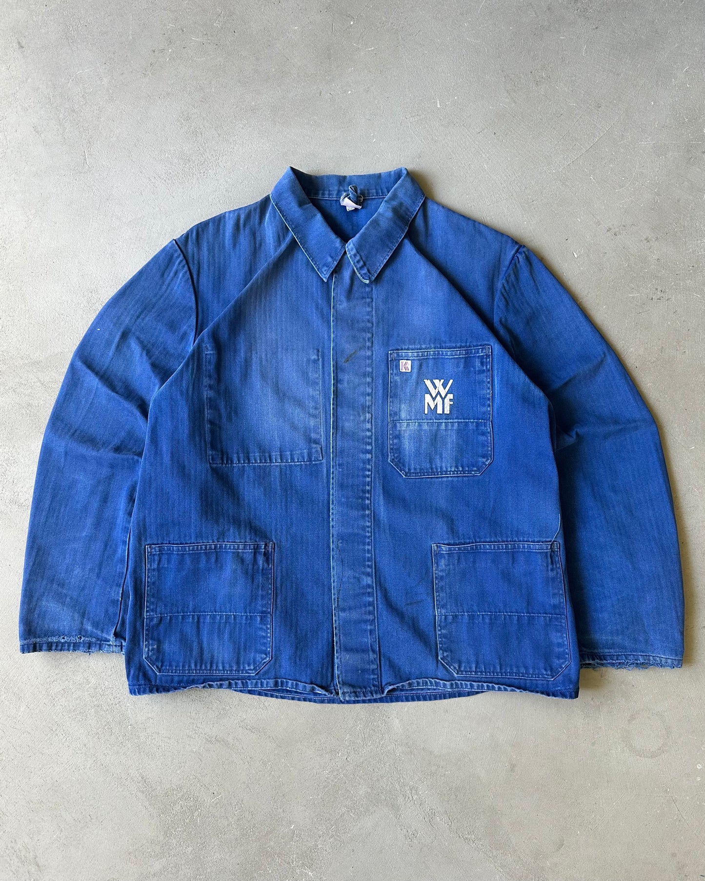 1980s - Faded Blue HBT Euro Chore - M