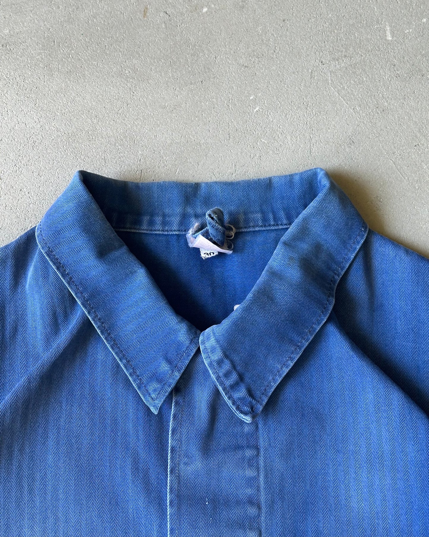 1980s - Faded Blue HBT Euro Chore - M