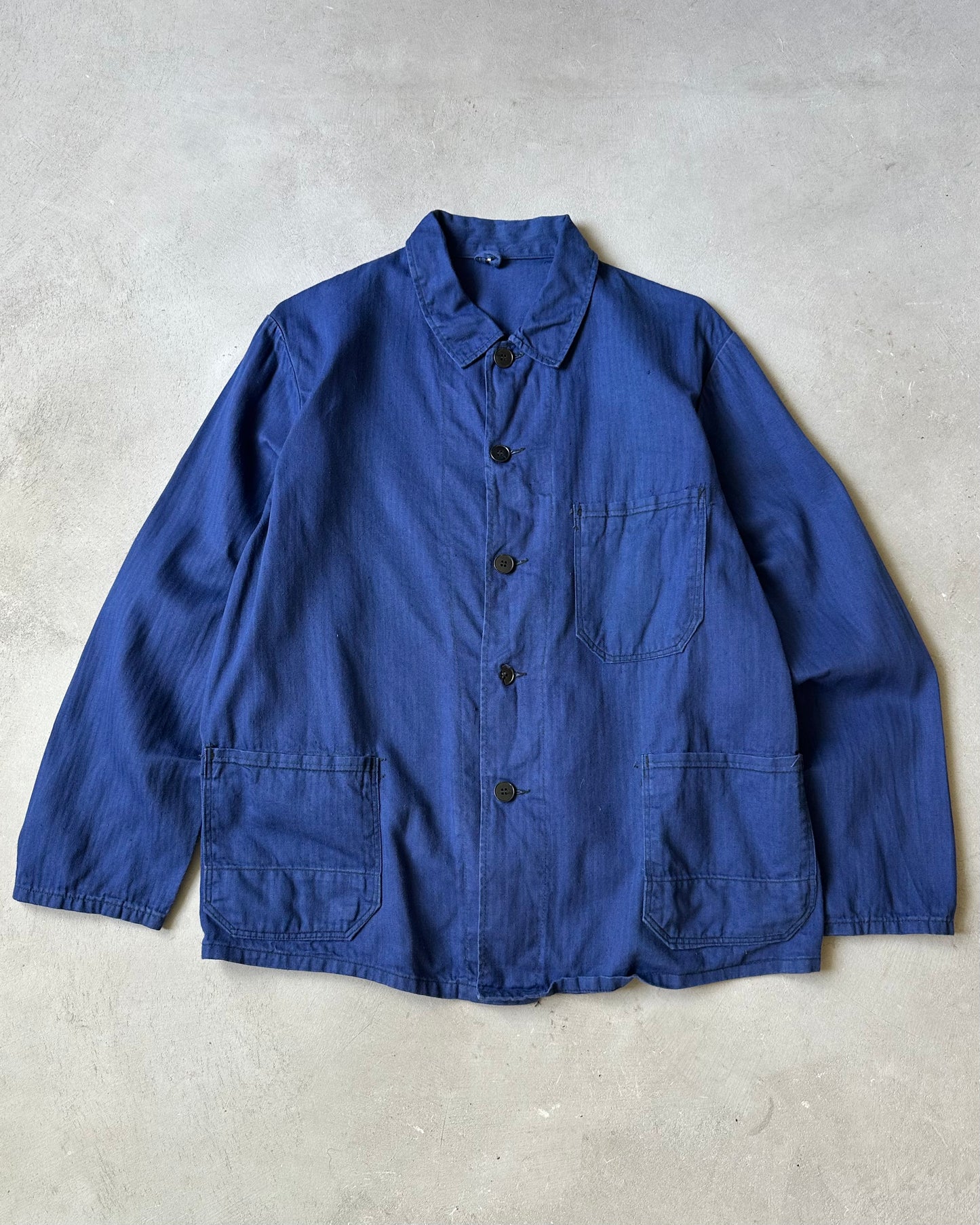 1970s - Blue Euro HBT Chore - L