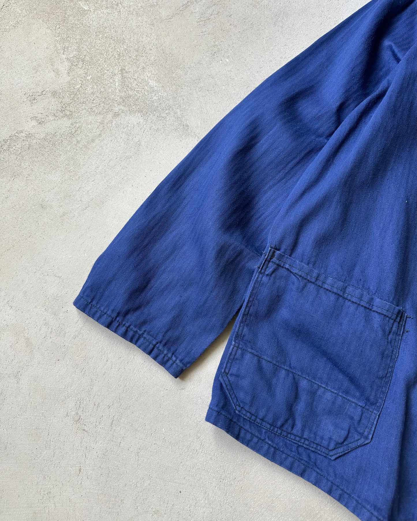 1970s - Blue Euro HBT Chore - L