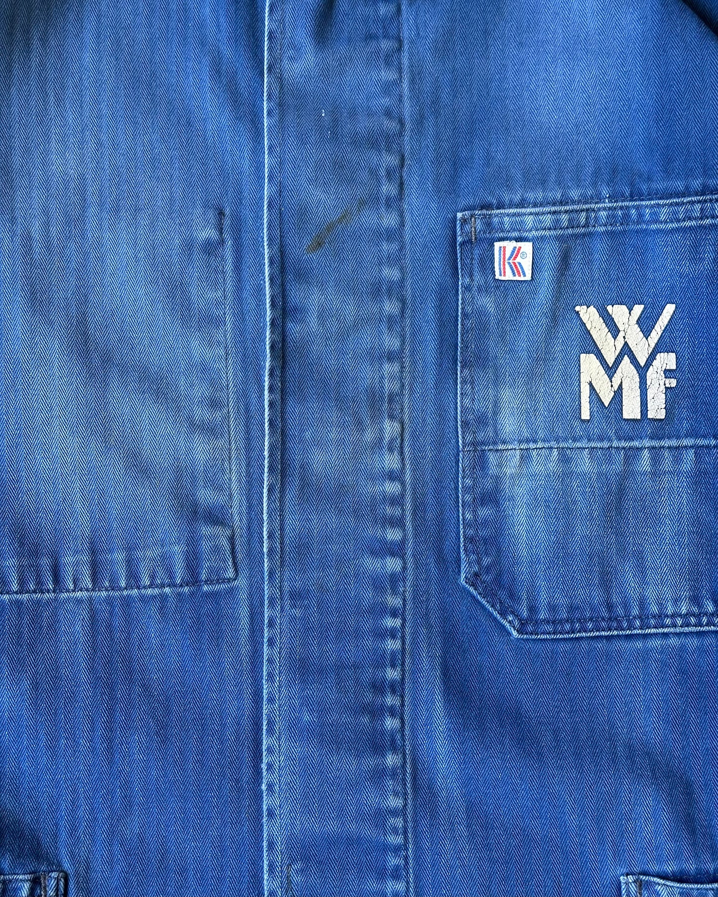 1980s - Faded Blue HBT Euro Chore - M