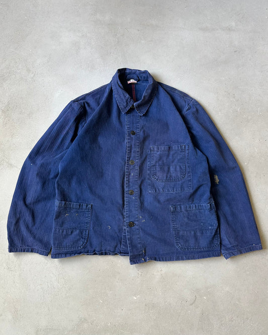 1970s - Blue German HBT Chore - L