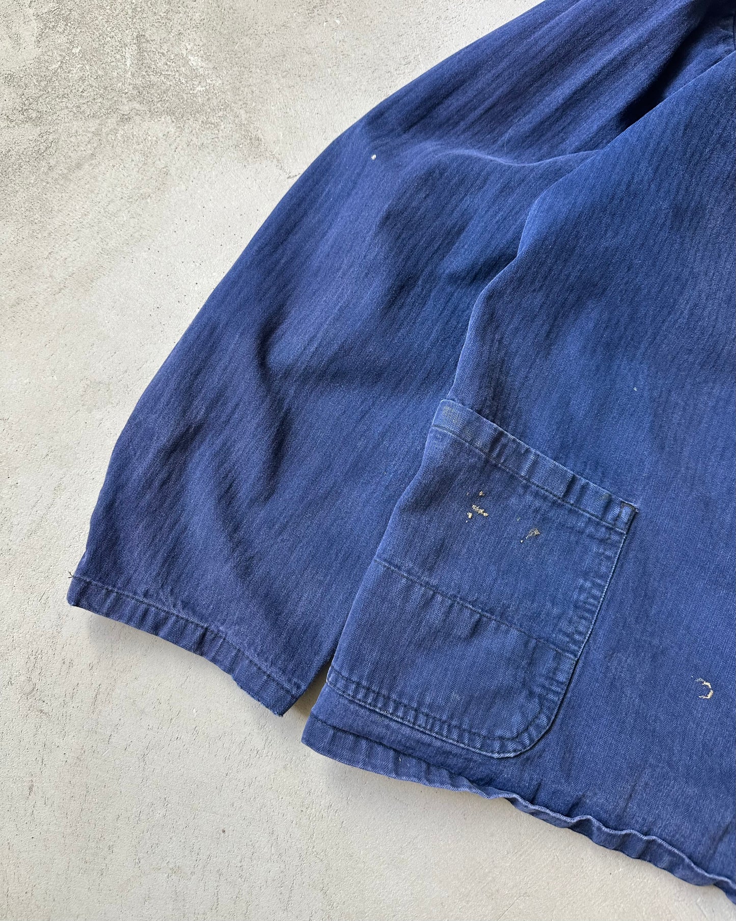 1970s - Blue German HBT Chore - L