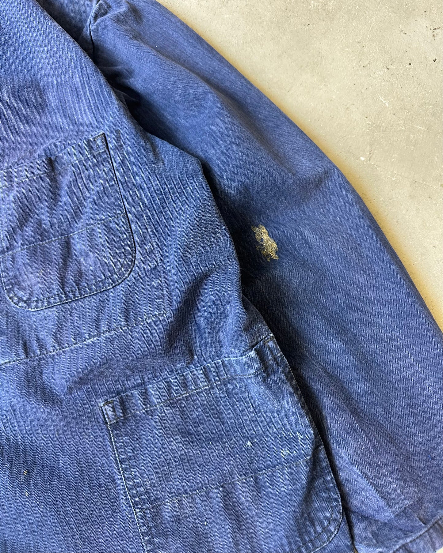 1970s - Blue German HBT Chore - L