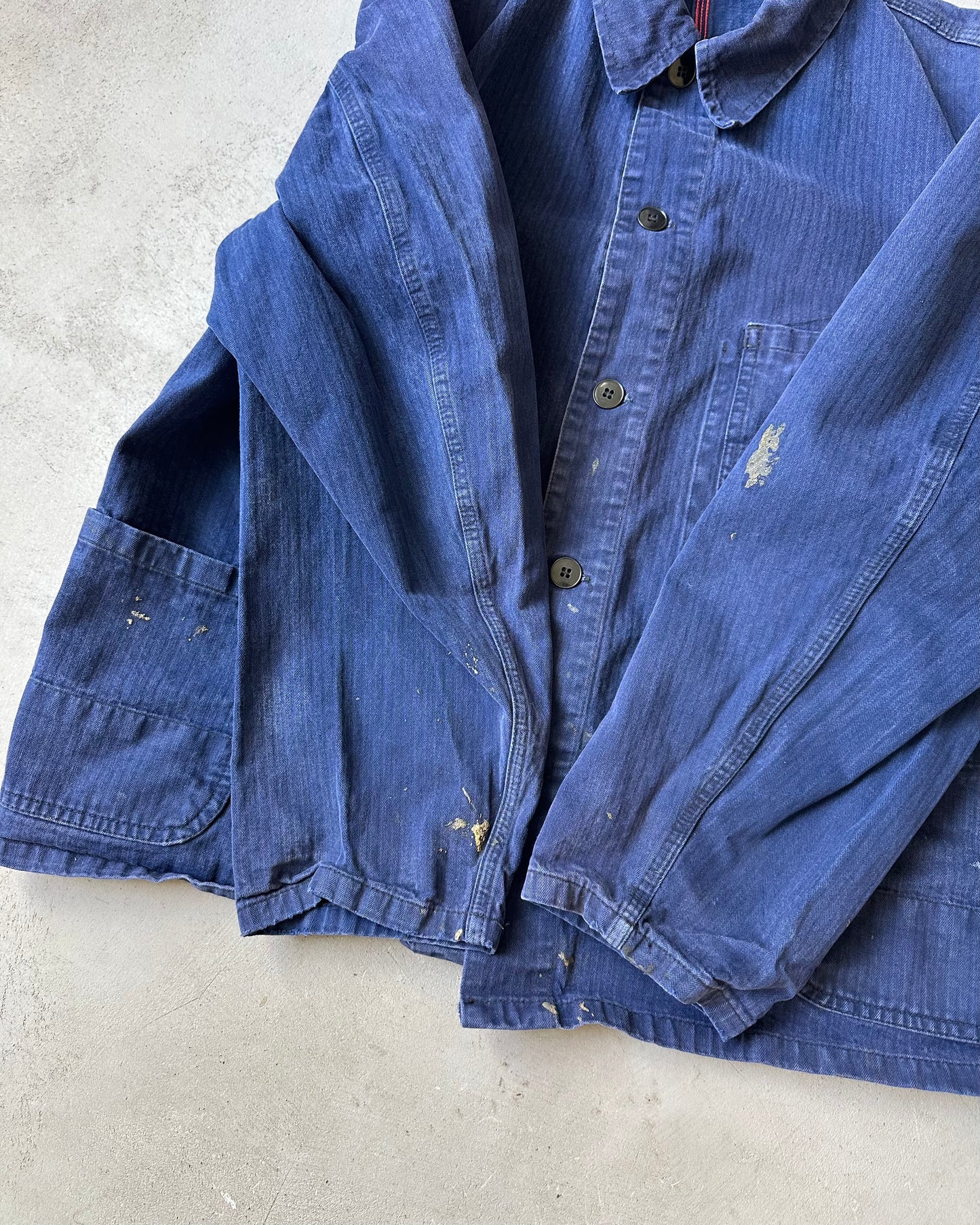 1970s - Blue German HBT Chore - L