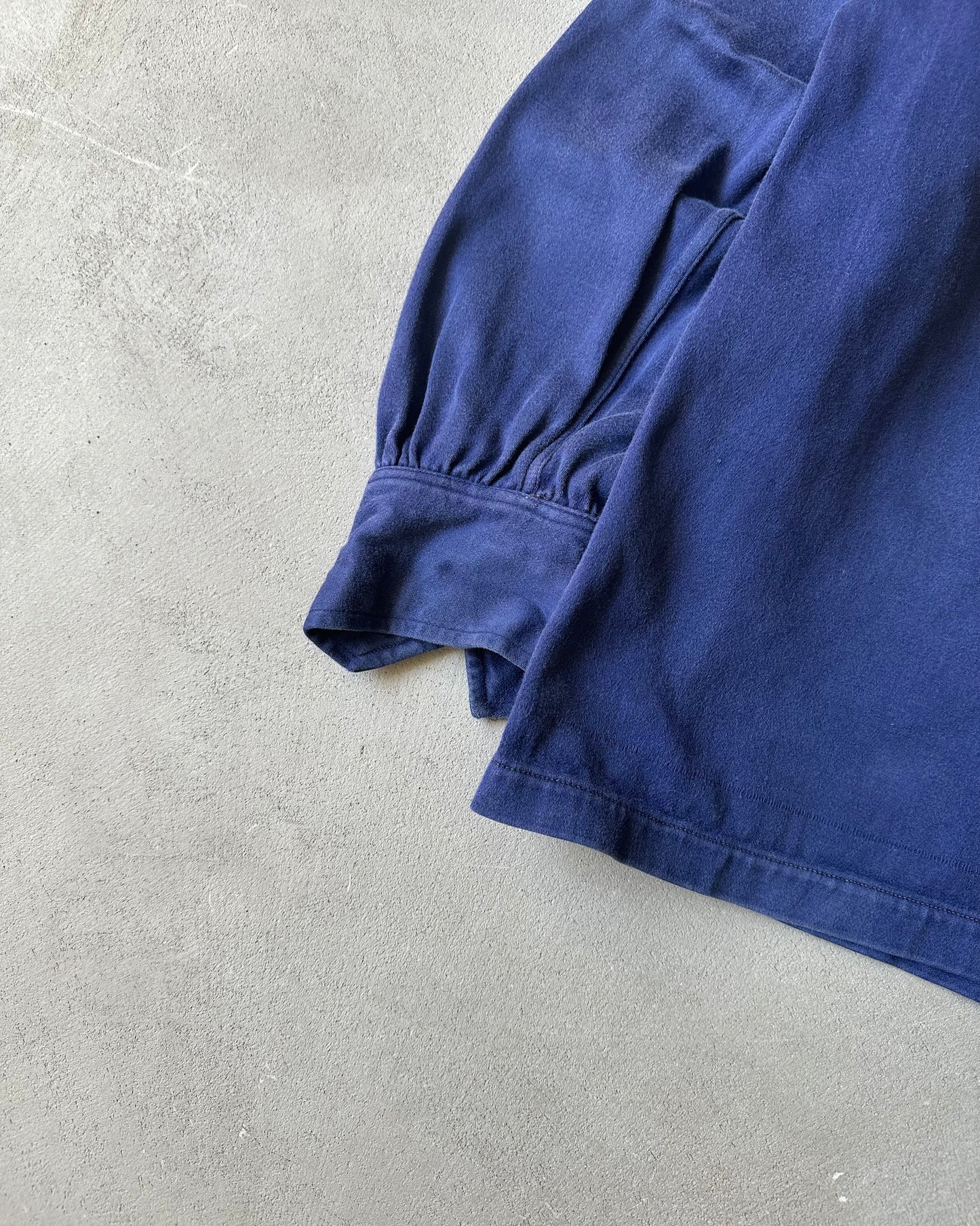 1970s - Blue Moleskin Euro Women's Chore - (W)S/M