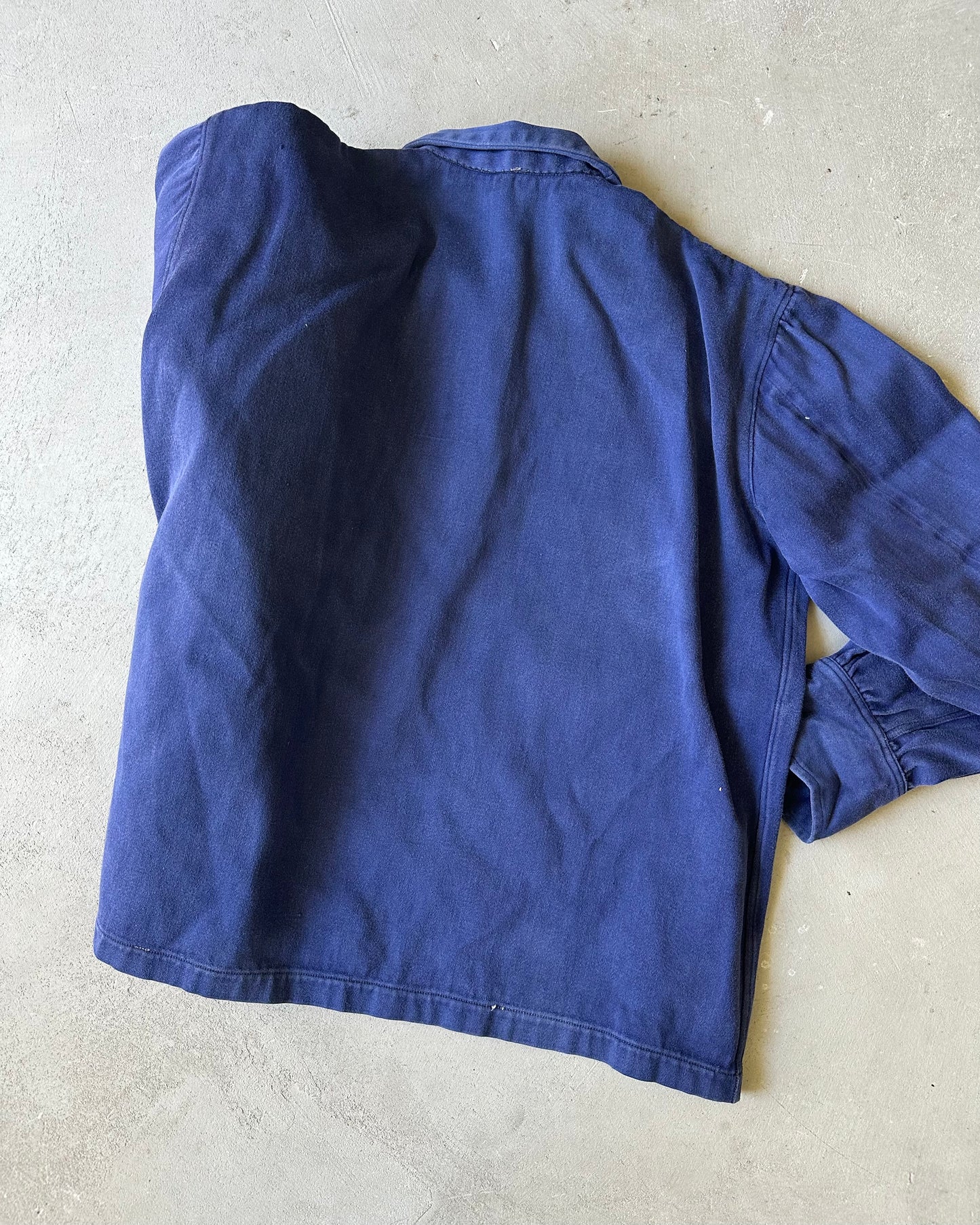 1970s - Blue Moleskin Euro Women's Chore - (W)S/M