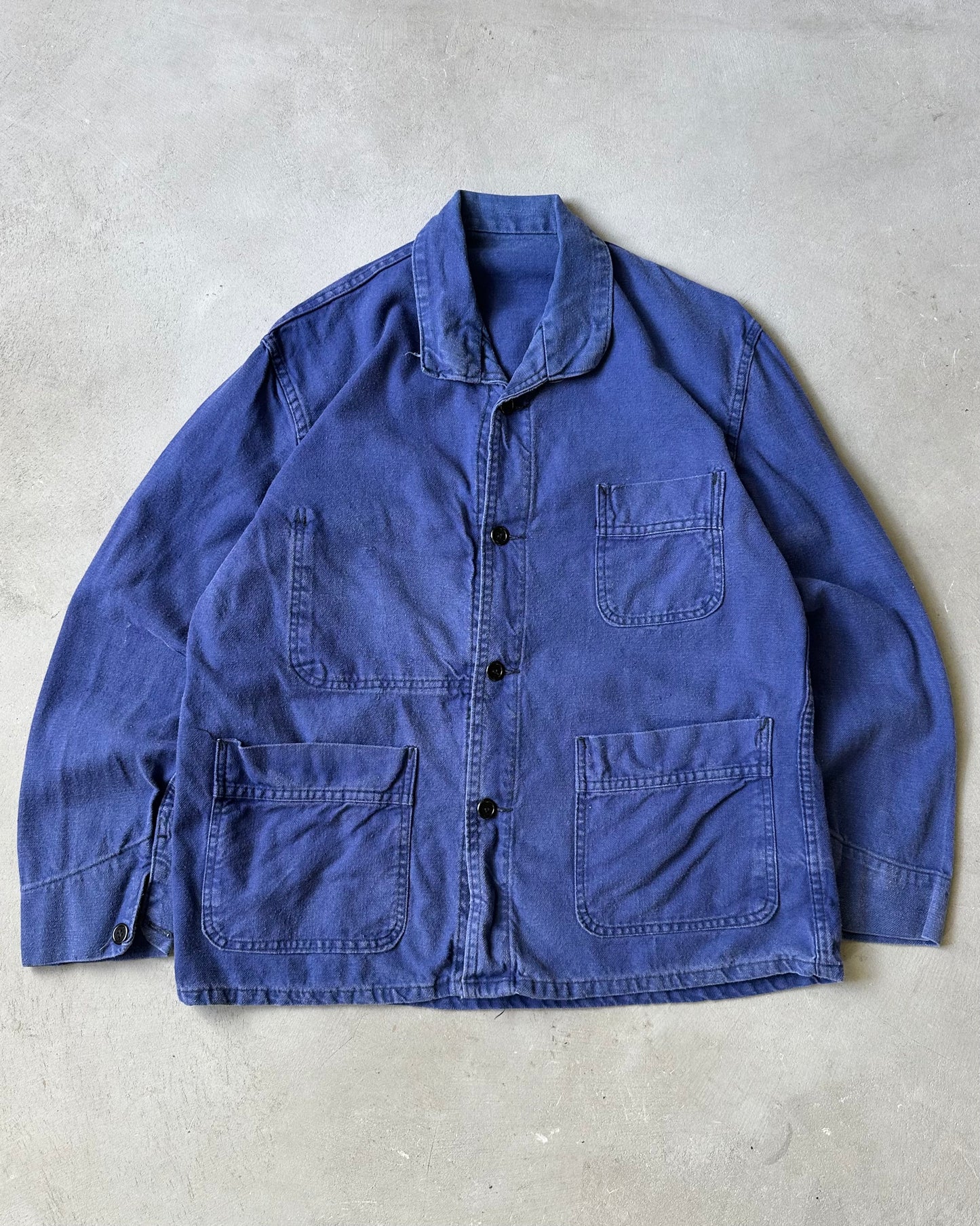 1970s - Blue French Chore - M