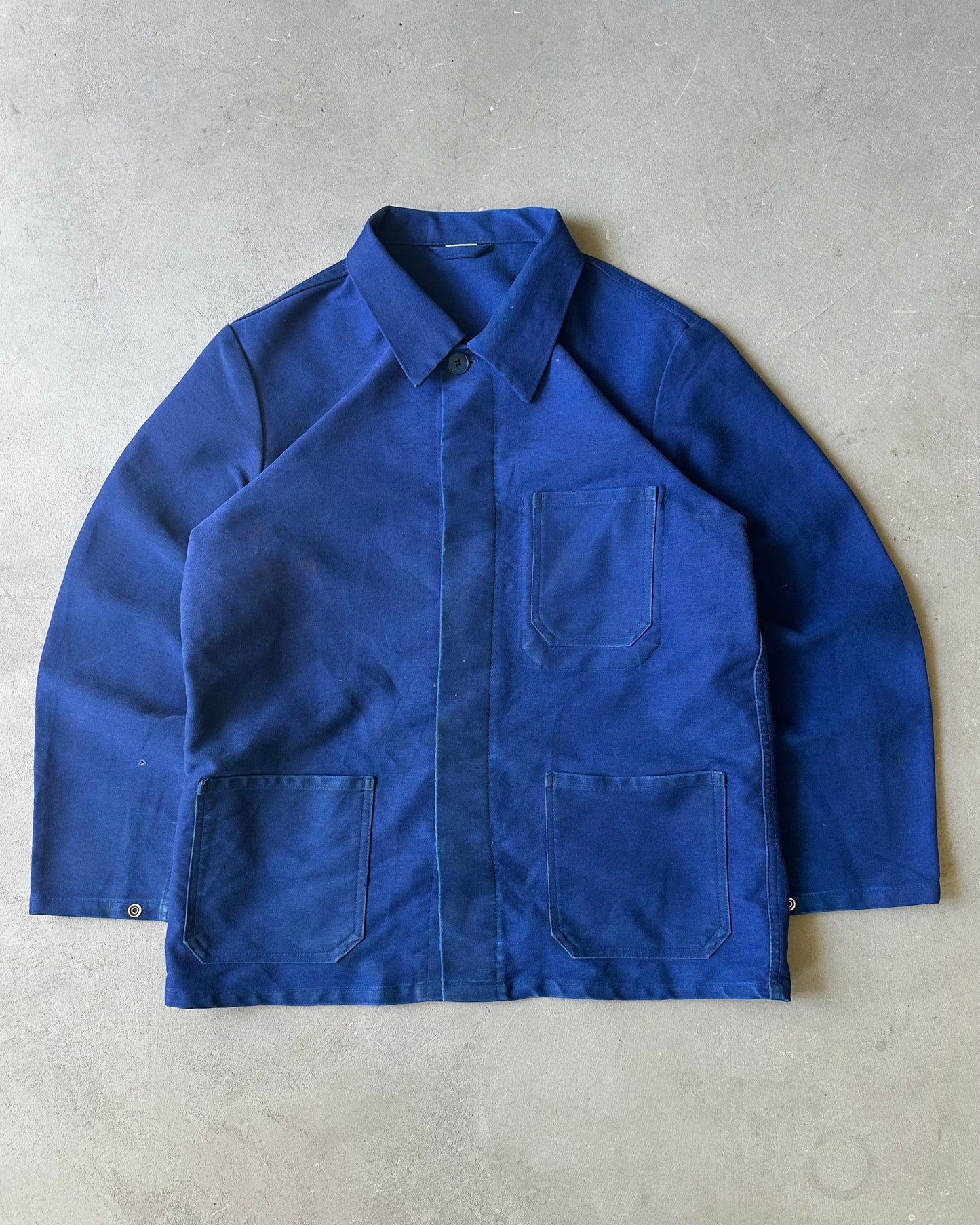 1990s - Blue Moleskin Euro Chore - M/L