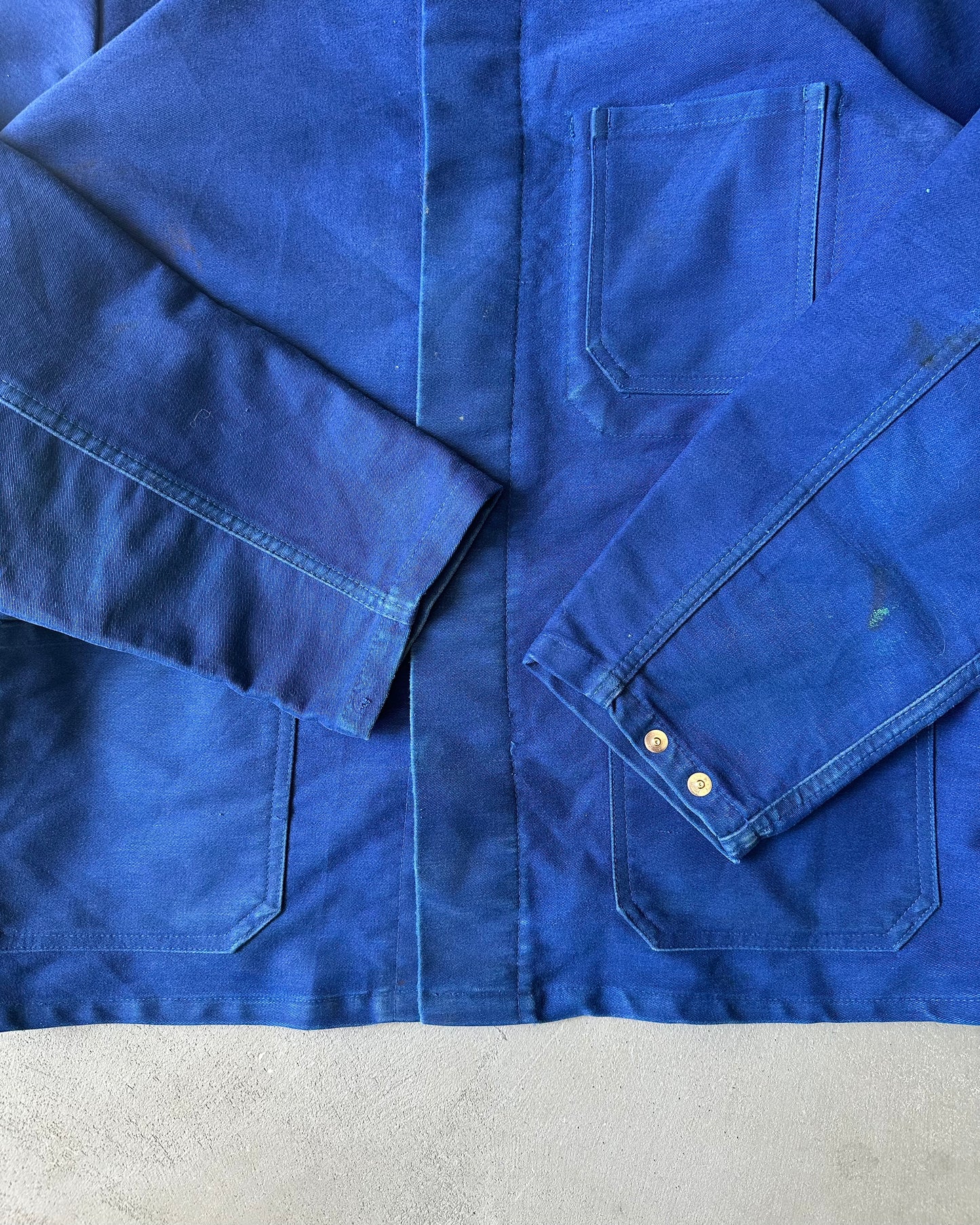 1990s - Blue Moleskin Euro Chore - M/L