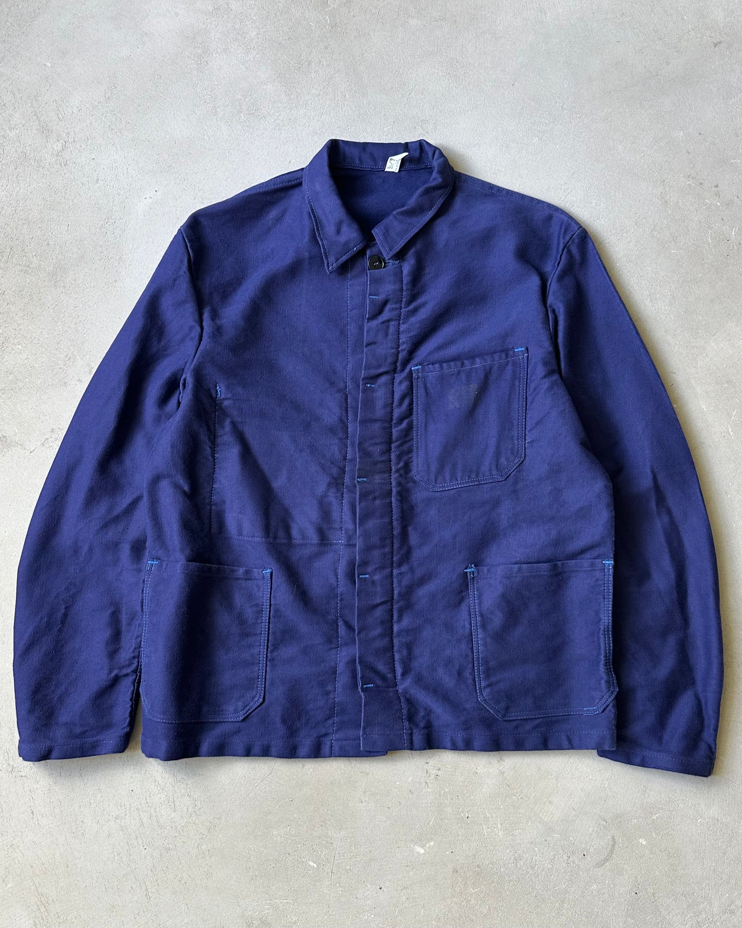 1970s - Blue Moleskin German Chore - M