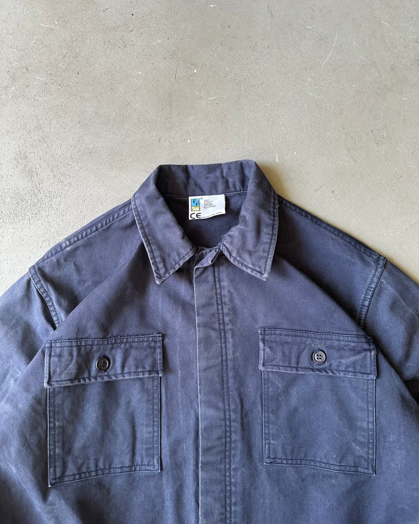 2000s - Navy Moleskin Euro Chore - M