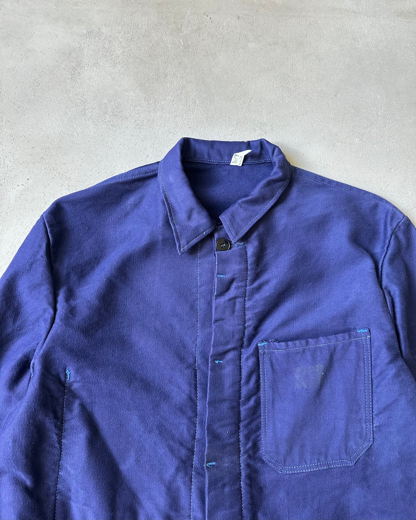 1970s - Blue Moleskin German Chore - M