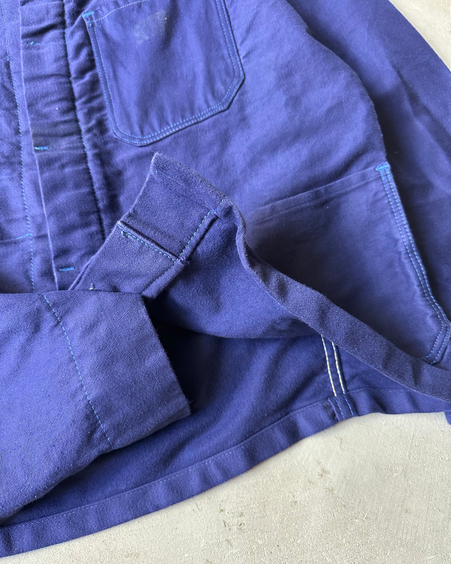 1970s - Blue Moleskin German Chore - M