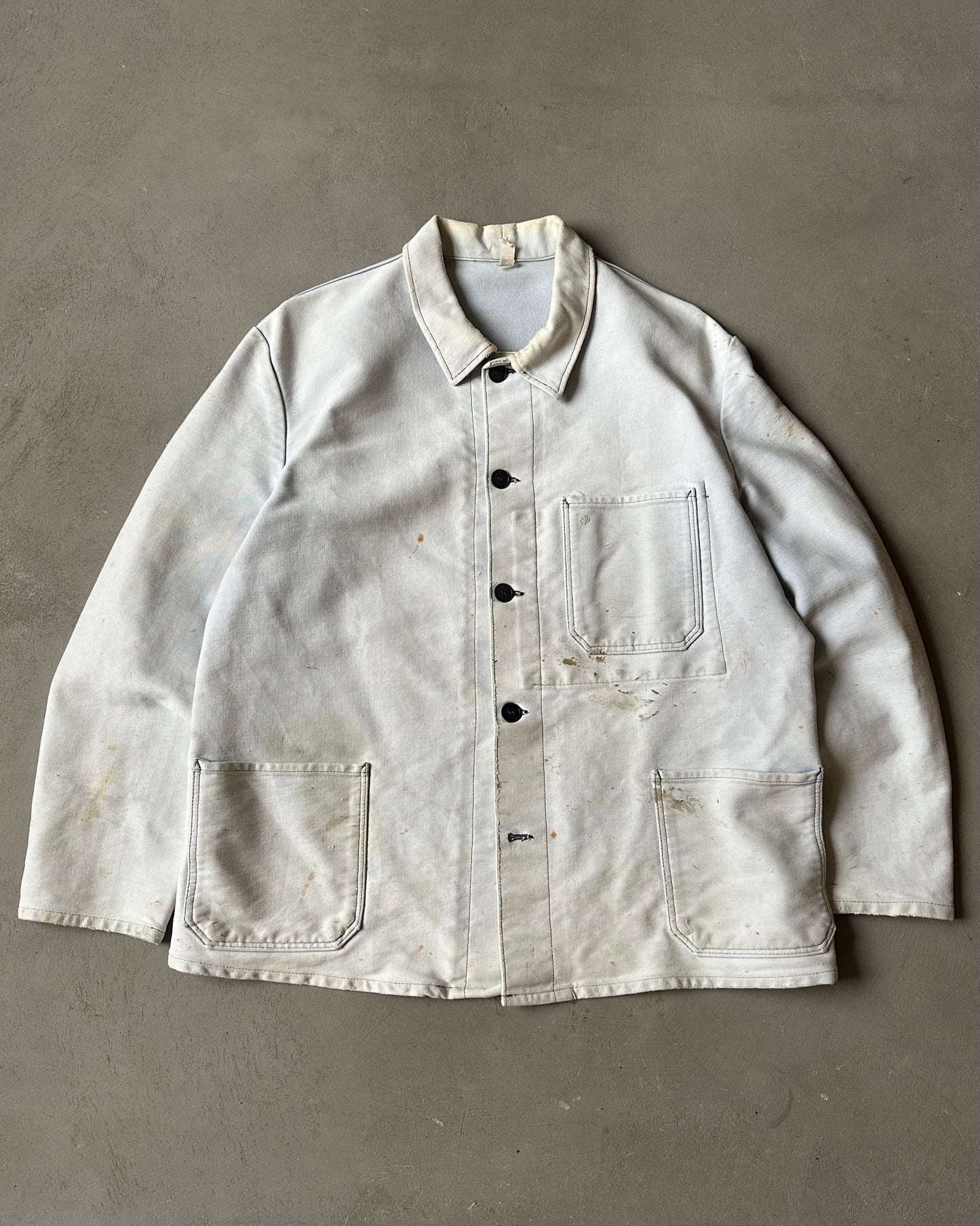 1960s - Light Blue Moleskin German Chore - XL