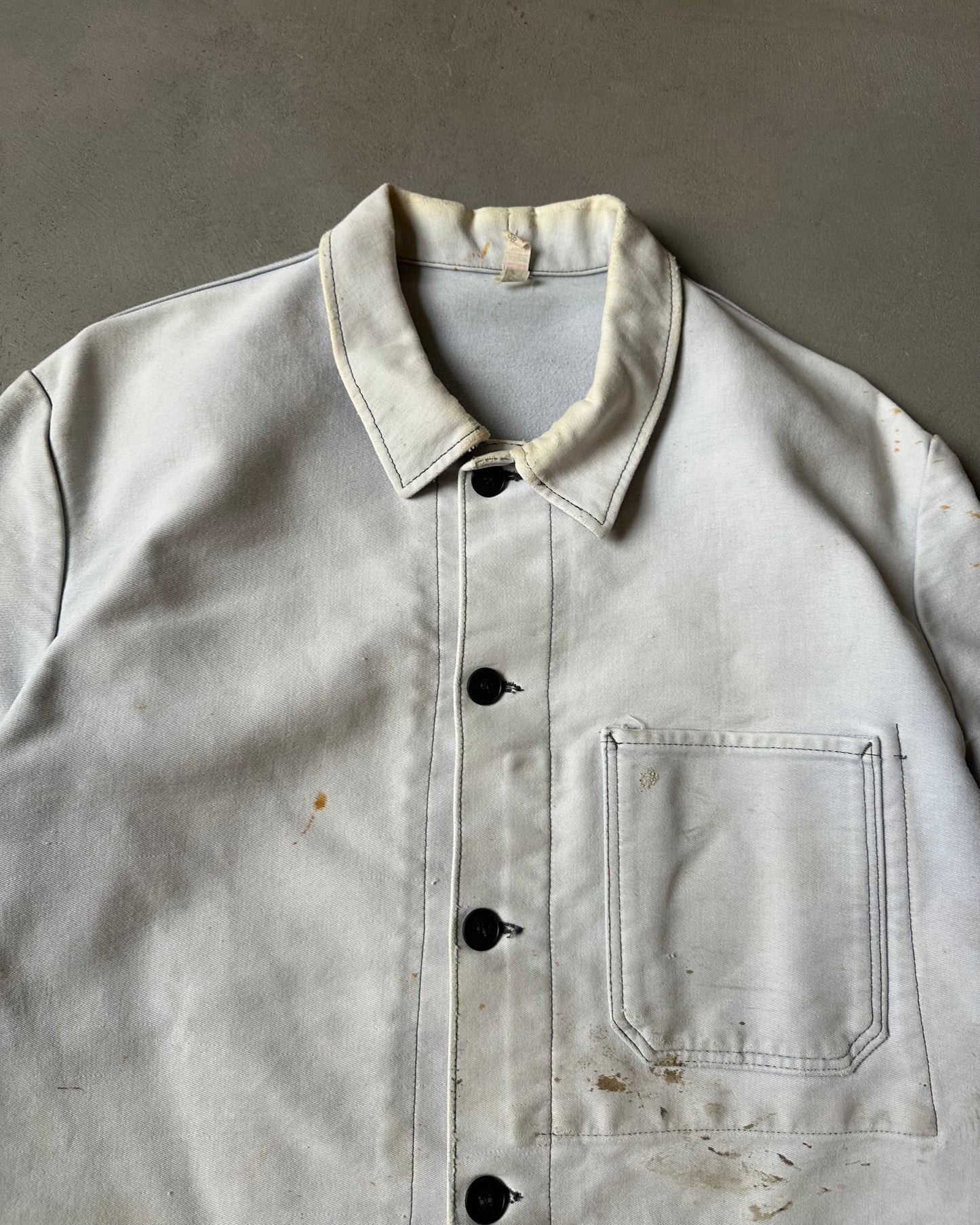 1960s - Light Blue Moleskin German Chore - XL