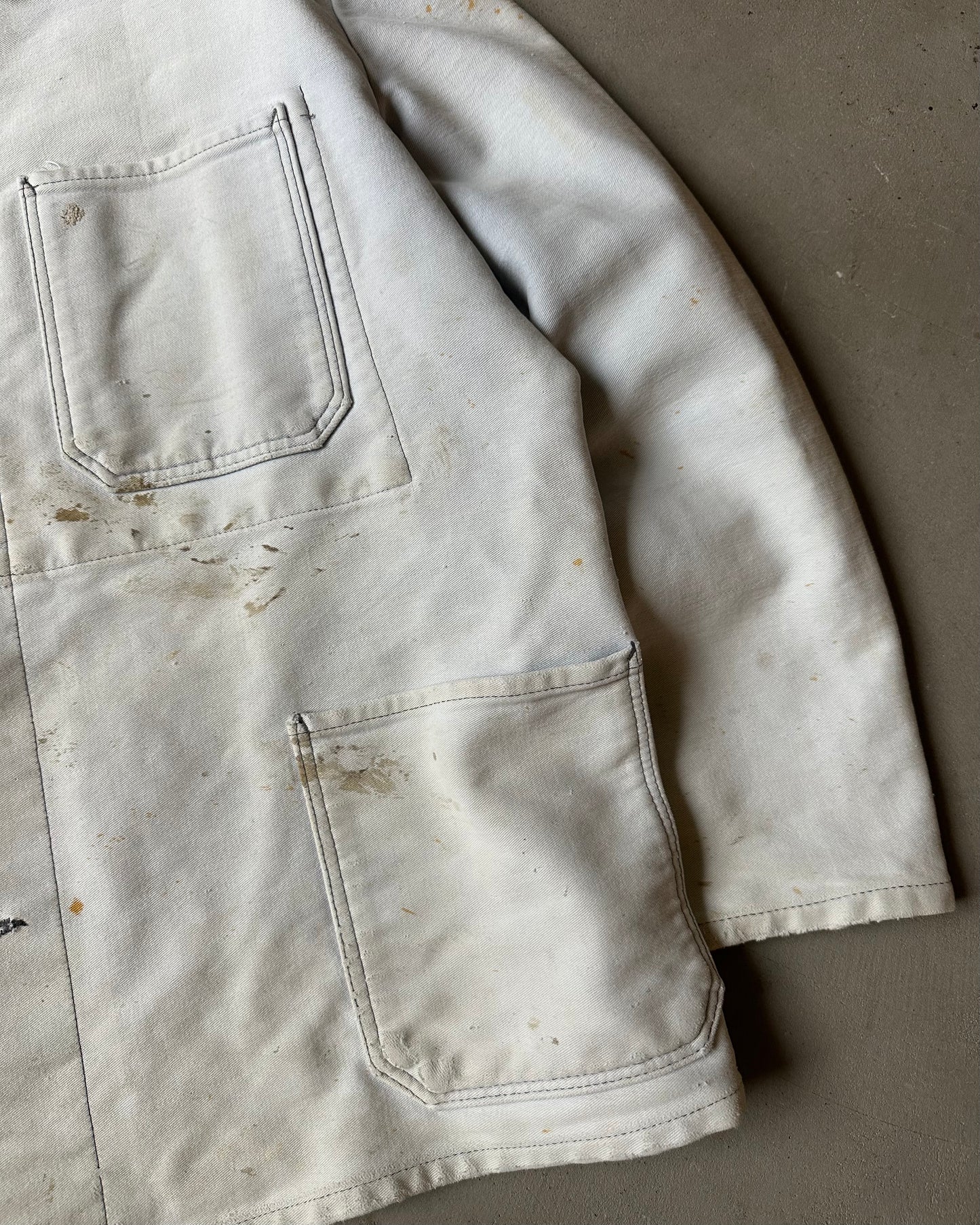 1960s - Light Blue Moleskin German Chore - XL