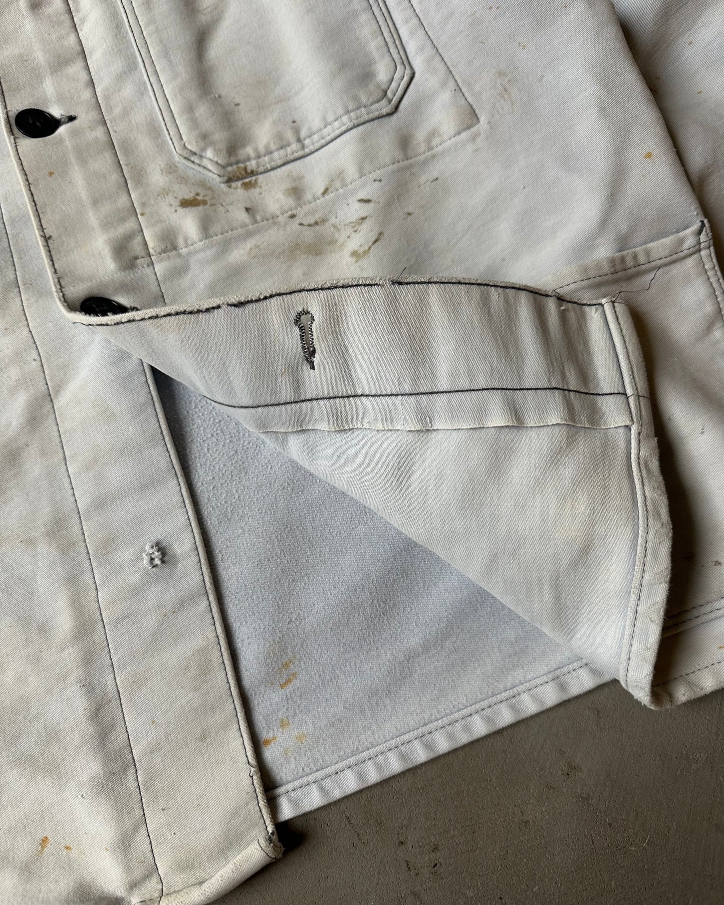 1960s - Light Blue Moleskin German Chore - XL