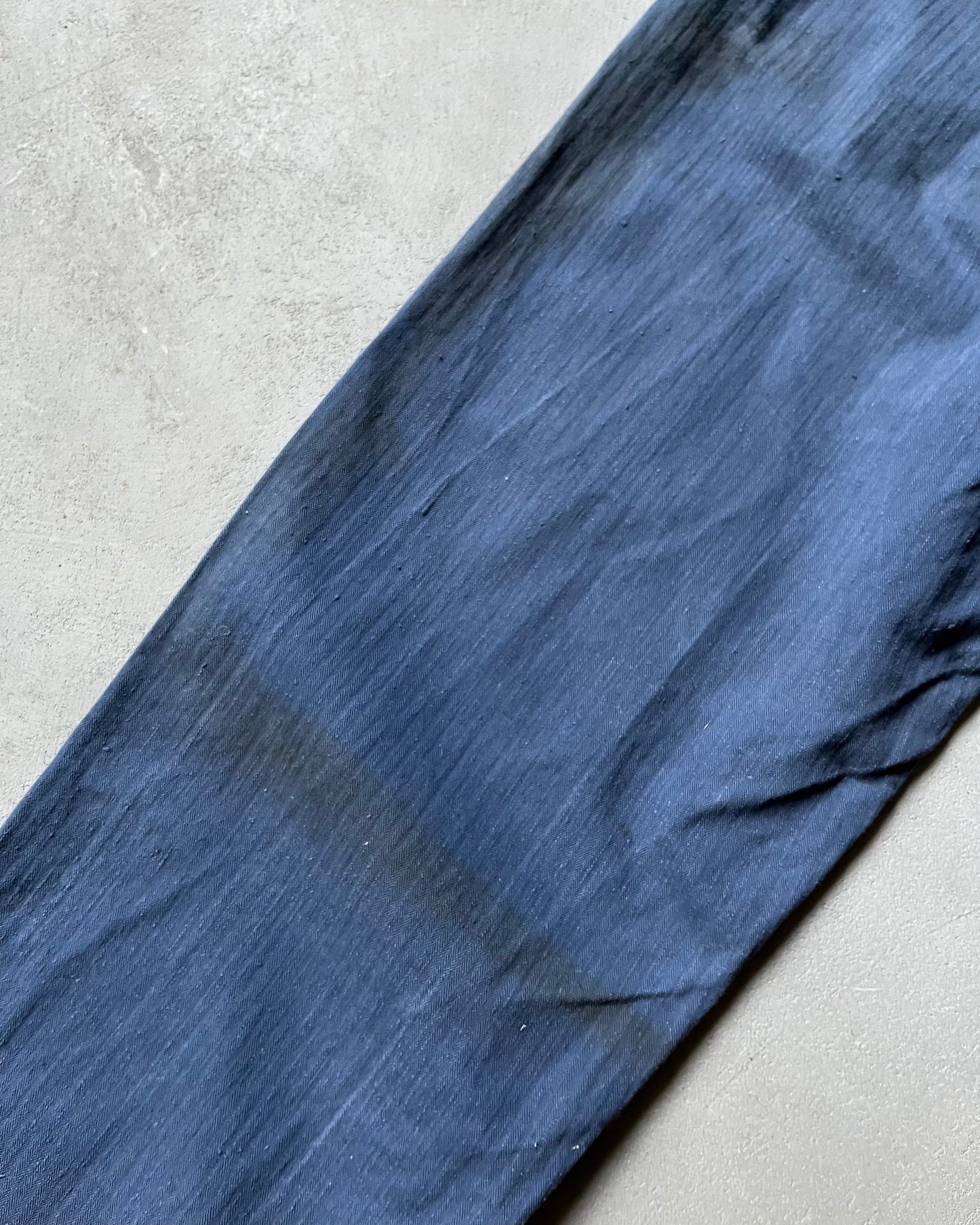 1970s - Blue HBT Euro Trousers - 36x29