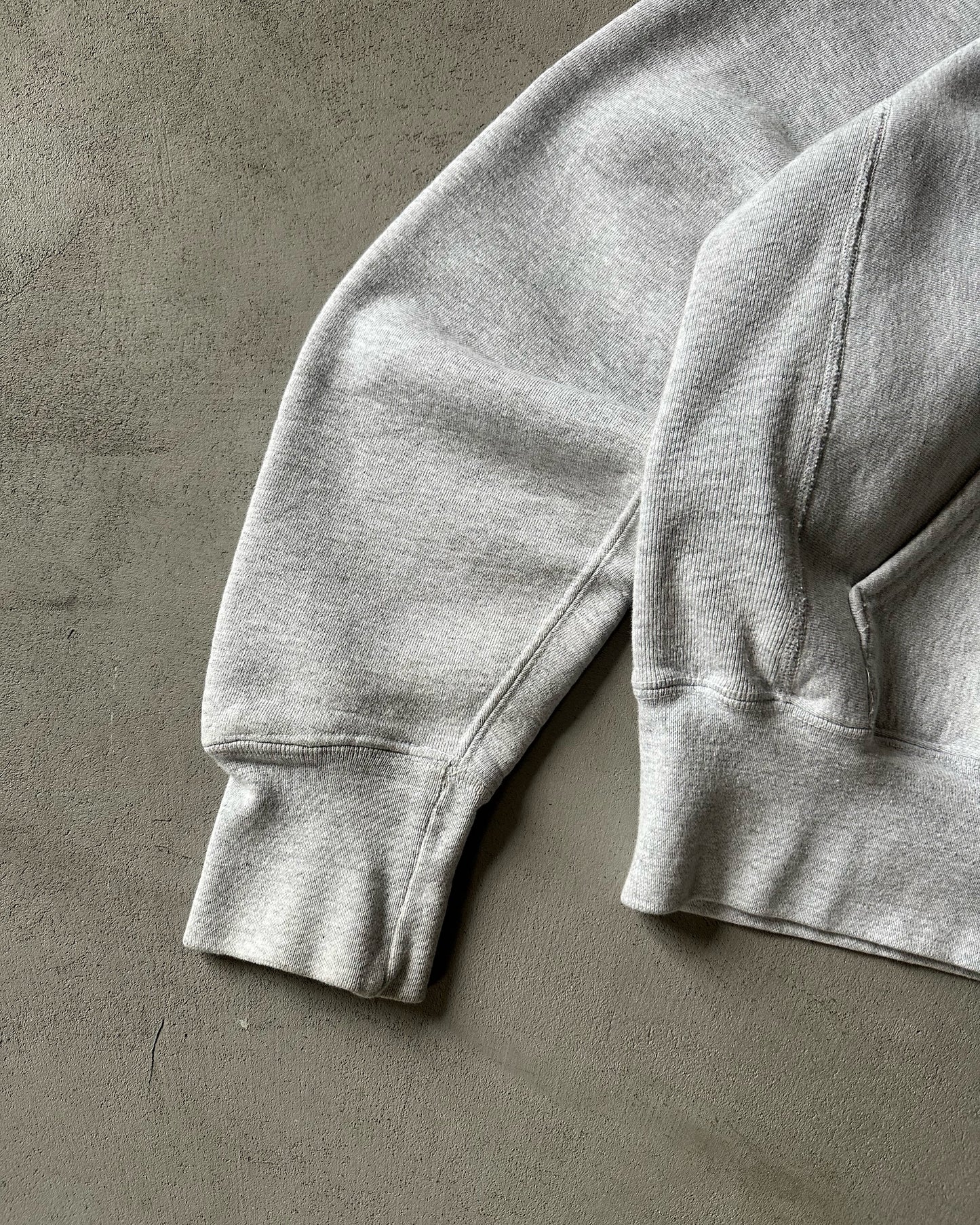 1990s - Ash Grey "Elmira" Heavyweight Hoodie - S/M