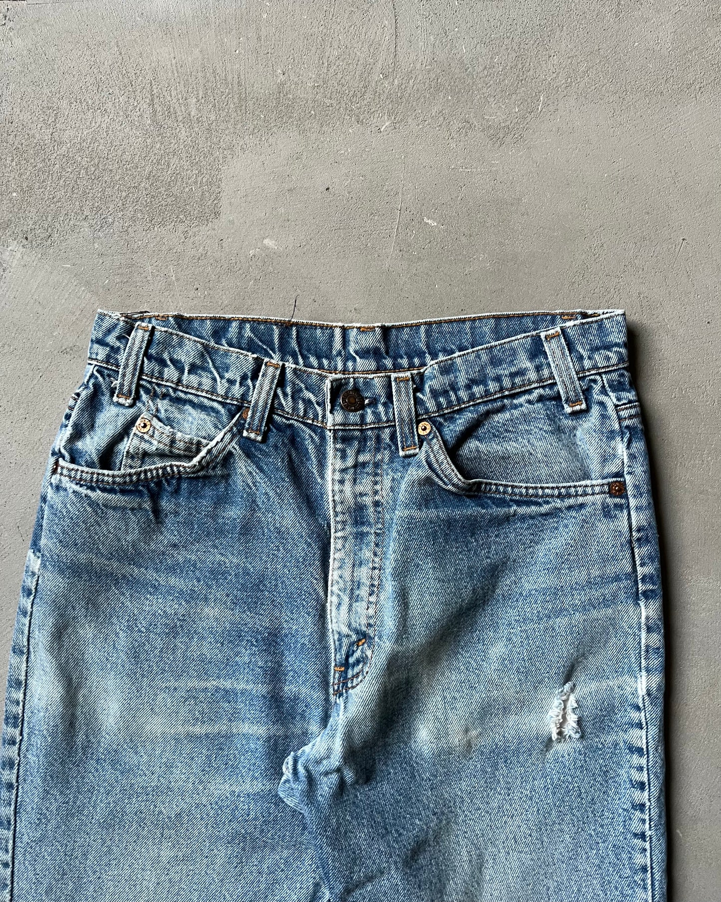 1980s - Distressed 517 Orange Tab Levi's Jeans - 29x32
