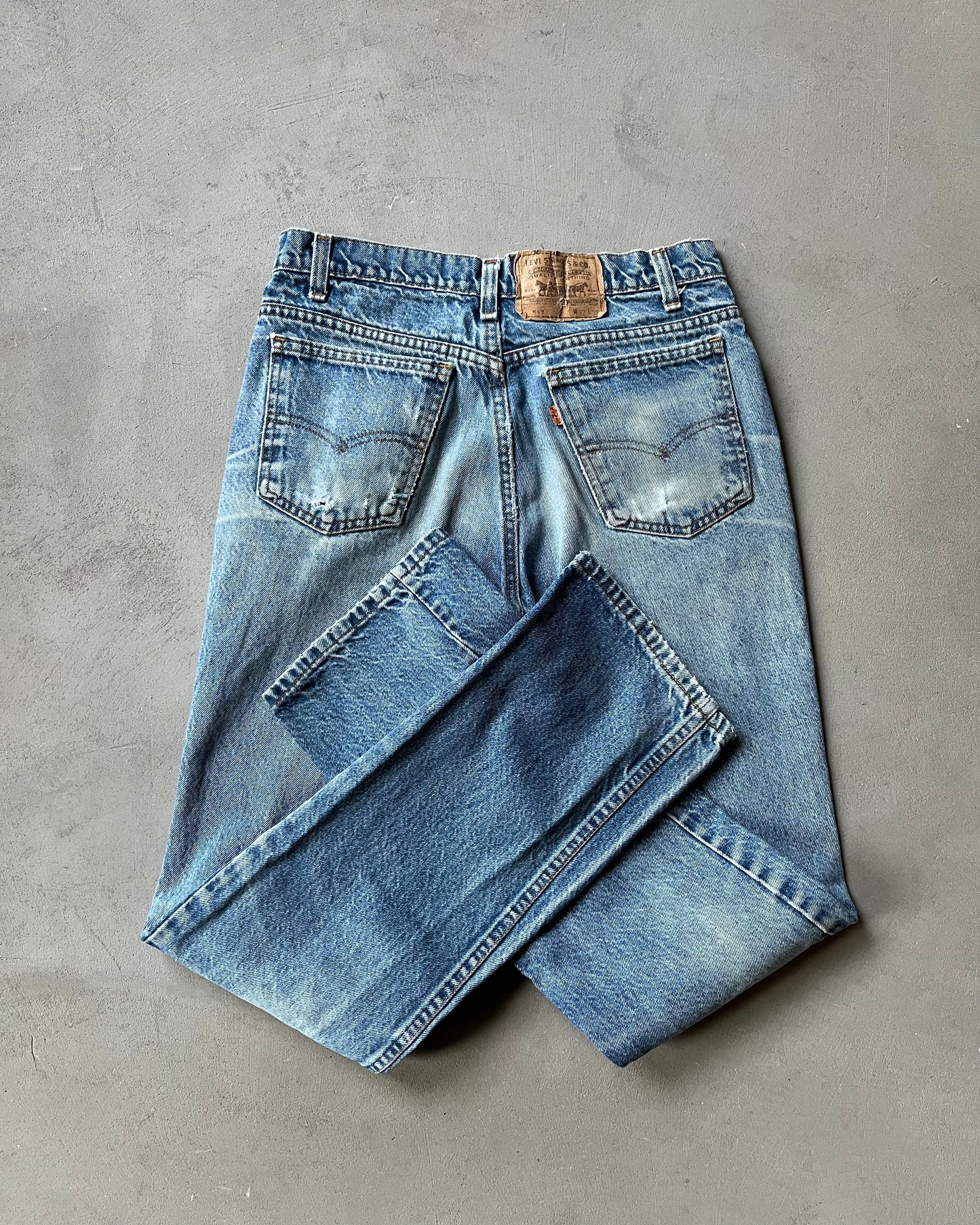 1980s - Distressed 517 Orange Tab Levi's Jeans - 29x32