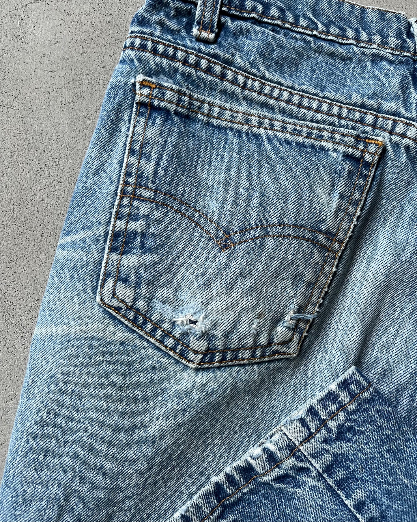 1980s - Distressed 517 Orange Tab Levi's Jeans - 29x32