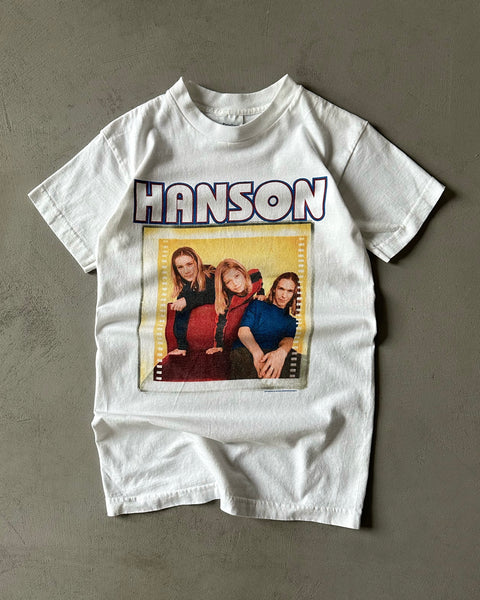 1990s - White Hanson T-Shirt - XS